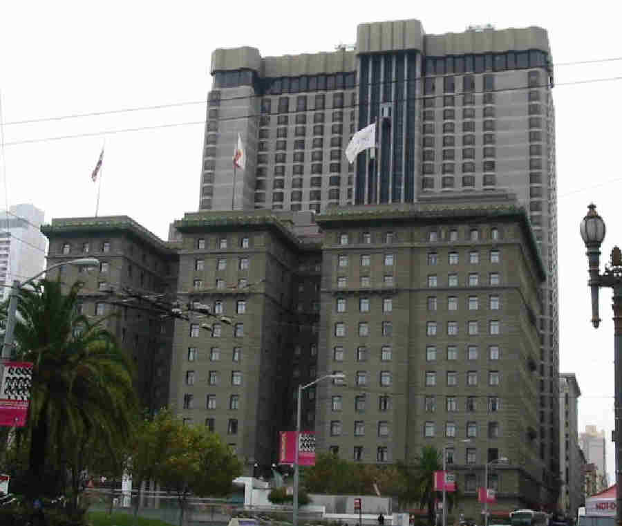 Hotel St. Francis in San Francisco Where the KKHI Studios were Located